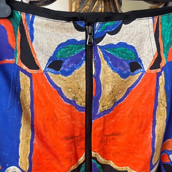 NWT Kobi Halperin Jackie Multicolor Cotton Printed Skirt Size S - Picture 5 of 6